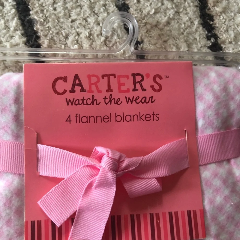 Carter’s flannel blankets NWT